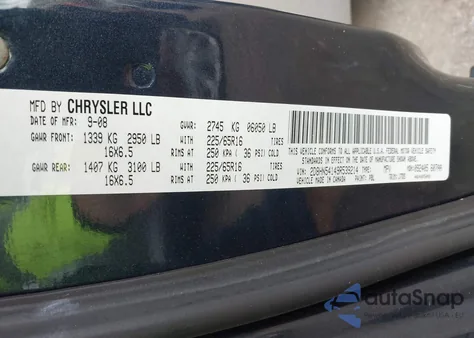 2009 Dodge Grand Caravan Sxt z USA, uszkodzony, nr VIN 2D8HN54149R539214